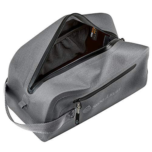 Skog Å Kust DoppSåk Waterproof & Leak-Proof Travel Toiletry Bag | Small, Charcoal Grey - color: Charcoal Grey, size: Small