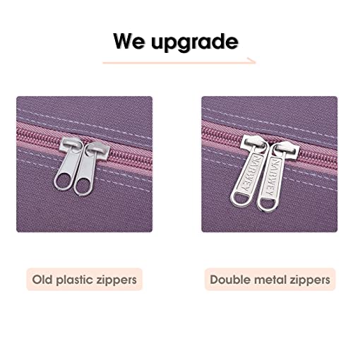 For Spirit Airlines Personal Item Bag Foldable Travel Duffel Bag Tote Carry on Luggage Duffle Overnight for Women and Men - color: 1112 Purple