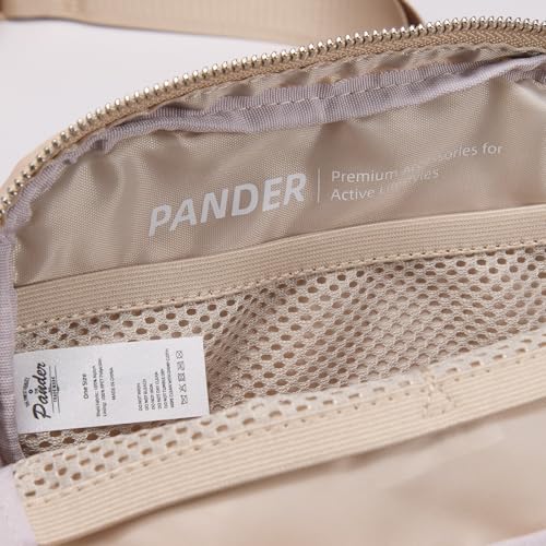Pander Everywhere Belt Bag for Women, Fashion Waist Packs, Crossbody Bags, Everywhere Belt Bag with Adjustable Strap (Raw Linen). - color: Raw Linen Beige