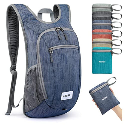 G4Free 10L/15L Hiking Backpack Lightweight Packable Hiking Daypack Small Travel Outdoor Foldable Shoulder Bag - color: Dark Blue, size: 20L