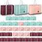 Travel Bag 36 Packes Carry on Luggage Foldable Duffel Bag Sports Gym Bag Weekender Overnight Bag Water Resistant Nylon Travel Duffel for Men Women - color: 12Pink 12Green 12Red
