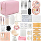 Emergency Kit for Women – Mini Emergency Kit with 50+ Essentials, Bridal & Wedding Day Survival Kit, Travel Safety Kit, Compact Women’s Emergency Kit - style: Prink
