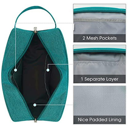 Narwey Travel Toiletry Bag for Women Traveling Dopp Kit Men Travel Bag for Toiletries Cosmetic Bag Makeup Bag Medicine Bag for Traveling (Teal) - color: A-Teal