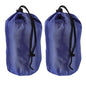 2pcs Compression Storage Bags: Oxford Cloth Drawstring Stuff for Down Jackets & Clothes - Space-saving Organizer for Travel, Camping, Home Use