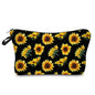 Deanfun Cosmetic Bag for Women, Sunflower Flowers Waterproof Makeup Bags Roomy Toiletry Pouch Travel Accessories Gifts 52355 - color: 52355