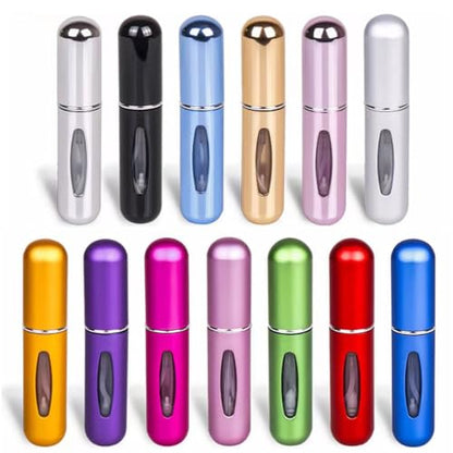 13pcs 5ml/0.2oz Refillable Cosmetic Spray Bottles ，5 Ml Portable Perfume Spray Bottle set, 5mL Spray Bottle Multi-Pack For Women Outdoor And Traveling