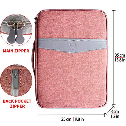 mygreen Universal Travel Gear Organizer/Electronics Accessories Bag/Document File Bag - color: Salmon Pink-602