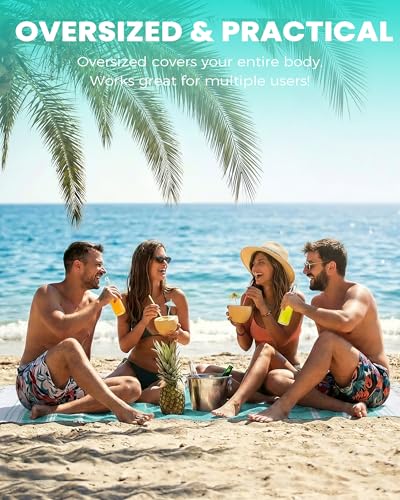 Antfuny Turkish Beach Towels Vacation Essentials Quick Dry Absorbent Adult Oversized Bath Pool Swim Long Towel Lightweight Thin Fast Drying Over The Lounge Chair Towel Sand Repellent Anti Green - color: Thicker Nile, size: 72 x 36 inch