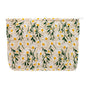 Makeup Bags for Purse Zipper Cosmetic Pouch Large Travel Canvas Make Up Organizer Tool Pouch for Women and Girls,Daisy White - color: Daisy White