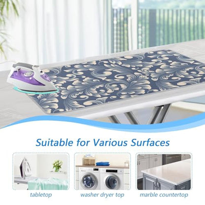 Ironing Mat for Table top Portable Ironing Pad Blanket for Washer Dryer Countertop Travel Damask - color: Ironing Mat-25