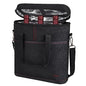 Tirrinia Insulated Wine Gift carrier - 3 Bottle Travel Padded Wine Carry Cooler Tote Bag with Handle and Adjustable Shoulder Strap, Black - color: Black