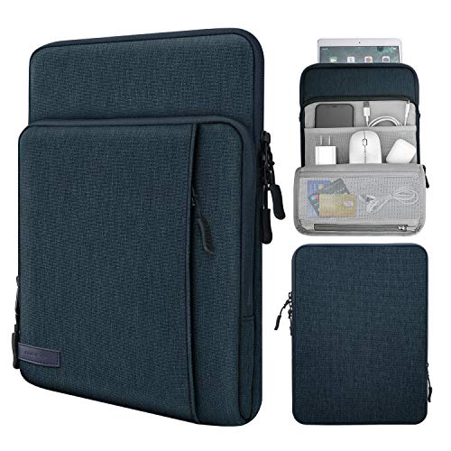 MoKo 9-11 Inch Tablet Sleeve Bag Carrying Case with Storage Pockets Fits New 11-inch iPad Air M4 2026/iPad Pro M5, iPad Pro/A16 11, iPad Air 5/4th 10.9, iPad 9/8th 10.2, Tab S8/S9 11, Indigo - color: Indigo, size: 9-11 Inch
