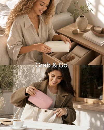 BAGSMART Makeup Bag Travel 3 Pcs Set Cosmetic Bag, Large Make Up Bag Flat Open Toiletry Bag for Women, PU Leather Travel Essentials Organizer Case, Wide-open Pouch for Skincare, Brushes, Black - color: 32-Black