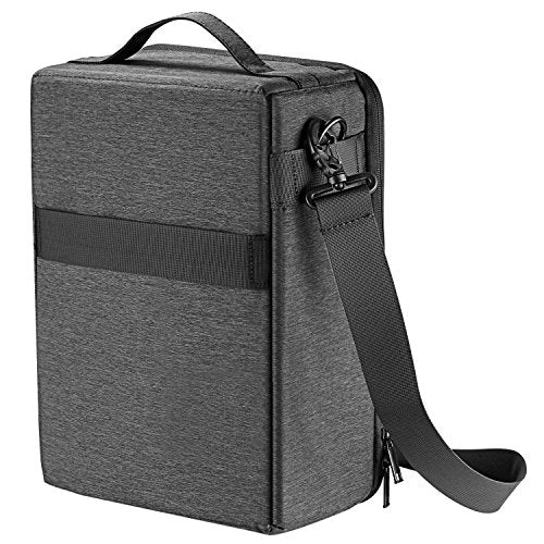 Neewer NW140S Waterproof Camera and Lens Storage Carrying Case 8.7x5.9x12.6 inches Soft Padded Bag for Canon Nikon Sony DSLR, 4 Lens or Flash, Trigger, Battery Accessories(Grey) - style: Nw140s
