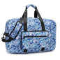 F.FETIVIN Weekender Bag Carry On Travel Duffle Bag Medium Overnight Bag for Women (Blue Paisley) - color: 11-Blue Paisley
