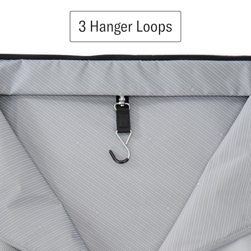 Samsonite UpLIFT 23” Bifold Garment Bag - Includes Wet Pocket and StackIt Strap™ Bi-Fold Bar To Prevent Creases - Tri-Fold Bar Option For Longer Items - Designed For Ultra Light Travel - Black