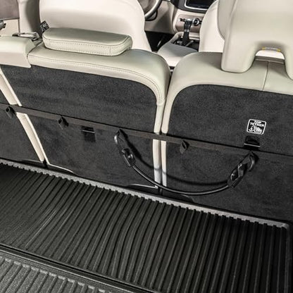 High Road Trunk Organizer Cargo Strap with Bungee Cords and Carabiners for SUVs, Hatchbacks and Vans