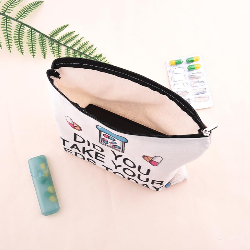 Small Travel Medicine Bag Carrier Cancer Patient Gifts for Women Hospital Gifts for Patients Medication Supplies Bag Pharmacy Technician Gift Bags Medical Doctor Nurse Pharmacist Birthday Present Idea - color: Small Travel Medicine Bag