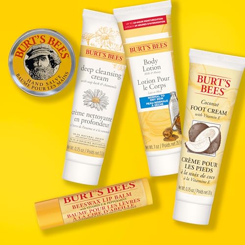 Burt's Bees Gifts Ideas - Essential Everyday Beauty Set, 5 Travel Size Products - Deep Cleansing Cream, Hand Salve, Body Lotion, Foot Cream and Lip Balm - style: Essentials Everyday Beauty Gift