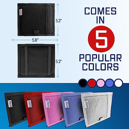 Mini Car Sun Visor Document Holder - Visor Accessories for Women and Men - Small Auto Organizer, Registration & Insurance Holder - Minimalist Design (Black)