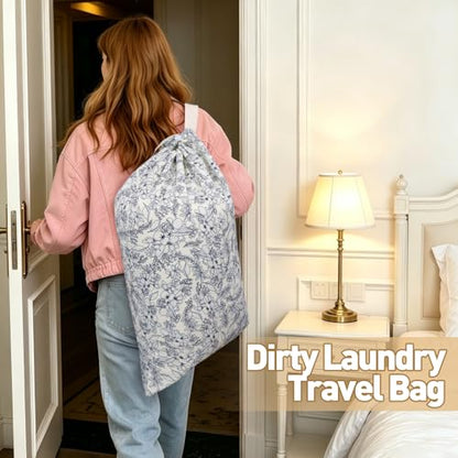 Laundry Bag, Dirty Backpack Laundry Bag For College Travel Laundromat Apartment, With Handles 29" X 18" (Vegetable Print) - color: Vegetable Print