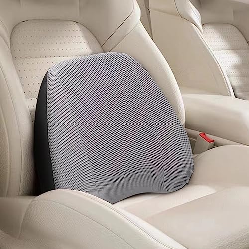 Super Comfy Lumbar Pillow, Lumbar Support Pillow for Back Pain Relief with Adjustable Strap, 100% Memory Foam & Breathable Removable Cover, Ergonomic Design - Softness Back Support Pillow(Gray) - color: Backsaver-three