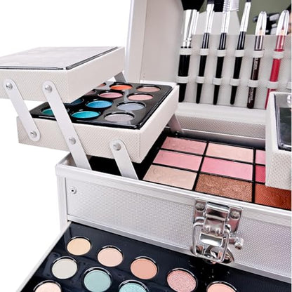 RoseFlower Make up Set All-in-One Professional Makeup Kit Eyeshadow Palette Gift Set Makeup Essential Starter Kit Blush Face Make-up palette Highly Pigmented Cosmetic Bundle