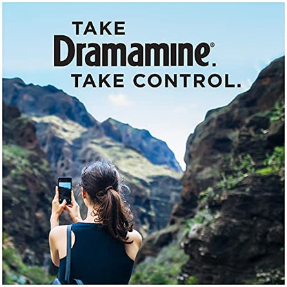 Dramamine Motion Sickness Relief Less Drowsey Formula, 8 Count (Pack of 2) - size: 8 Count (Pack of 2)