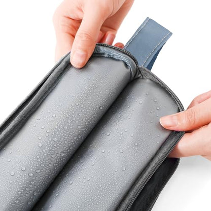 Kids Toiletry Bag for Boys, Travel Toiletry Bag for Little Young Boys Waterproof Hanging Wash Bag Toddler Traveling Toiletries, Construction Grey - color: Construction