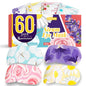 AROIC 60 Pack Steam Eye Masks Disposable, Heated Eye Mask Warm Compress for Eyes, Relaxation Mothers Day Gifts Self Care for Women, Spa Travel Essentials - Lavender, Unscented, Chamomile, Rose - size: 1 Count (Pack of 60)