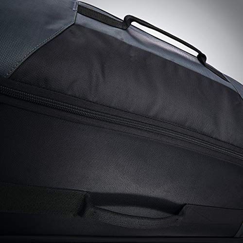 Samsonite Andante 2 Wheeled Duffel Bag – 22-Inch Durable Rolling Luggage with Inline Skate Wheels, Push-Button Handle & Spacious Compartments – Travel-Friendly and Lightweight - Moss Green/Black - color: Riverrock/Black, size: 22-Inch