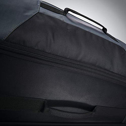 Samsonite Andante 2 Wheeled Duffel Bag – 22-Inch Durable Rolling Luggage with Inline Skate Wheels, Push-Button Handle & Spacious Compartments – Travel-Friendly and Lightweight - Moss Green/Black - color: Riverrock/Black, size: 22-Inch