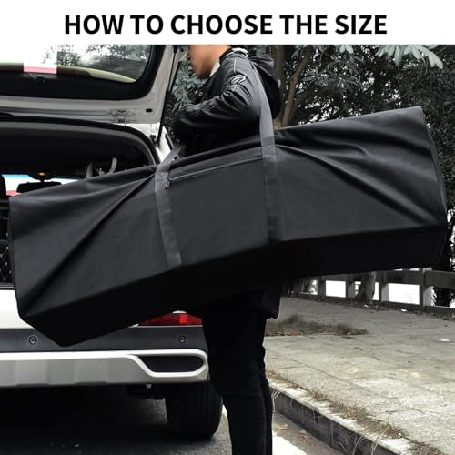 Urbanstand 46 Inch Extra Large Duffle Bag for Travel, Sports Gear Storage Bag with 2-way Lockable Zippers, Long Duffel Bag for Tent Camping tripod(Black 46inch 2Pack) - color: Black, size: 46inch 2Pack