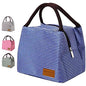 Lunch Bags Reusable Lunch Tote Bags Portable Lunch Cooler Bag Lunch Holder Insulated Lunch Box Bag for Picnic Office Beach (Blue) - color: Blue