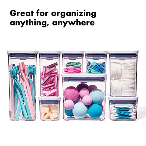 OXO Good Grips 3-PC Small Square Short POP Container Set - size: Container Set