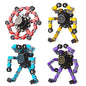Gokeey Transformable Fidget Spinners Toys 4 Pcs for Kids and Adults Stress Relief Sensory Toys for Boys and Girls Age 8-13 Fingertip Gyros Party Favors Birthday Gifts for Teens Road Trip Travel Toy - style: fidget toys 4pc