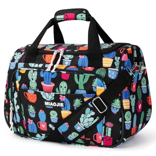Underseat Carry On Luggage Lightweight Travel Tote Weekender Bag Overnight Duffle Bag for Travel, Travel Essentials Personal Item Travel Bag for Women, Corduroy Cactus-16Inch - color: Corduroy Cactus, size: 16IN