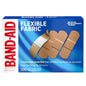 BAND-AID Brand Flexible Fabric Adhesive Bandages, Comfortable Sterile Wound Care and Flexible Protection for Minor Cuts, Scrapes & Burns, A Must for First Aid Kits, Non-Stick Pad, One Size, 100 Count - size: 100 Count, style: All One Size