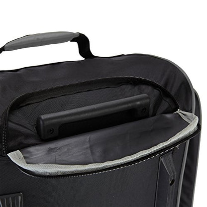 Travelers Club Xpedition 30 Inch Multi-Pocket Upright Rolling Duffel Bag - color: Charcoal Grey