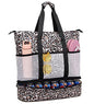 JIANYA Beach Bag Women Waterproof Sandproof Beach Tote Bags with Cooler Top Zipper Large Totes for Pool Travel Daily - color: *Leopard