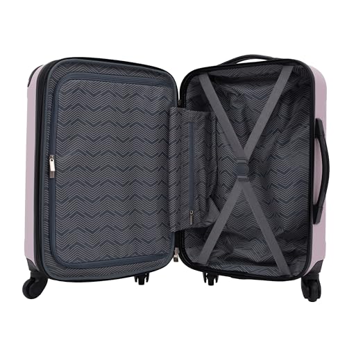 Travelers Club Chicago Hardside Expandable Spinner Luggage, Lilac, 22" Carry-On - color: Lilac, size: 22" Carry-On