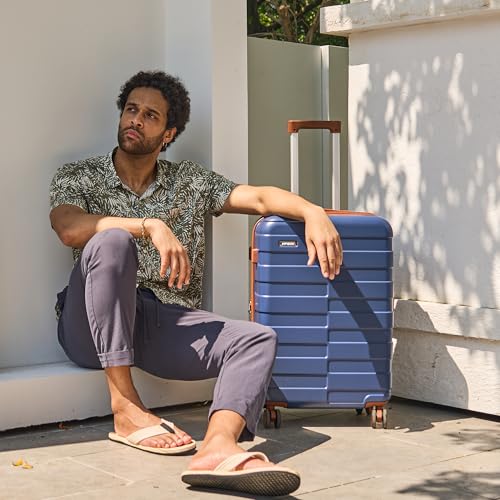 Vipbox Luggage Sets 3 Piece Hardside (3-YEARS VIP SERVICE) Lightweight Expandable Ultra Durable 100% PC Carry On Travel Suitcase set with TSA Lock Spinner Wheels, Classic Blue - color: Classic Blue, size: 3-Piece Set (20/24/28)