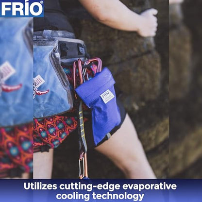 FRIO Cooling Wallet - Insulin Cooler for 45+ Hours of Stress Free On The Go - Blue - Large - color: Blue, size: Large