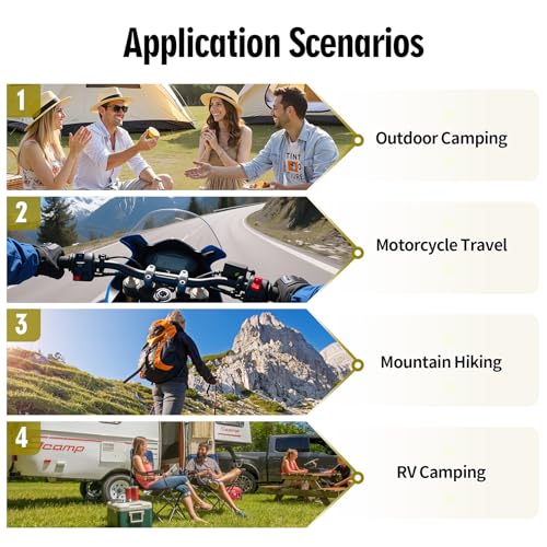 Ultralight Folding Camping Table - 2 Height Adjustable Portable Outdoor Picnic Beach Desk with Carry Bag,Compact for Backpacking,Camp,Travel,Patio - color: Black