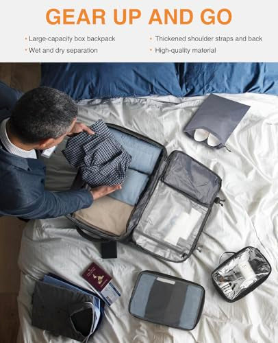 YAMTION Carry On Backpack for Men with Shoe Compartment,Travel Backpack with Laptop Compartment Airline Approved for Women,Weekender Bag for Workout College Sport Mochila de Viaje - size: M-1 pack