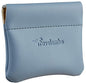 Travelambo Leather Squeeze Coin Purse Pouch Change Holder For Men & Women - color: Access Blue Classic