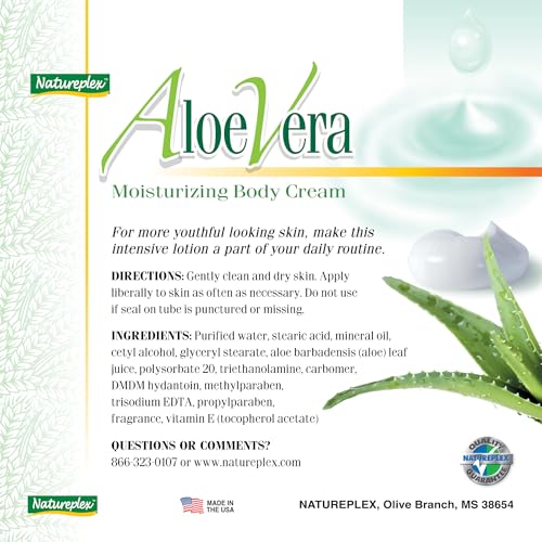Natureplex Vitamin Cream Bundle – Includes Aloe Vera, Vitamin E, Vitamin A&D, and Cocoa Butter Creams (6 Each) – Everyday Skin Care Cream Set for Home, Work & Travel - 24 Travel Size Tubes