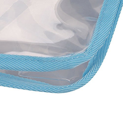Portable Clear Handbag Purse Organizers Cosmetic Bag Travel Makeup Toiletry Storage Bag Tote Wash Bag Backpack Insert Divider Bag with Handle Zipper