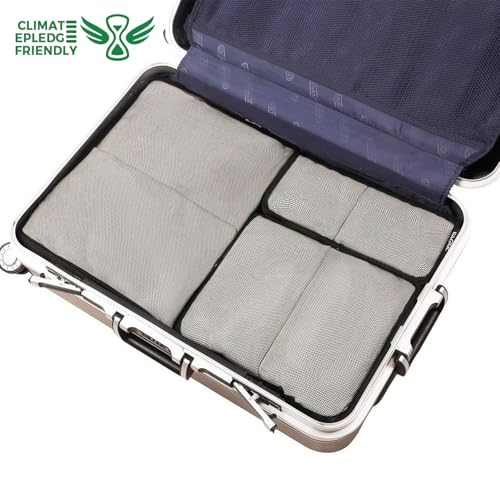 BAGAIL 6 Set Packing Cubes,Travel Luggage Packing Organizers - color: The Black, style: 6 Set