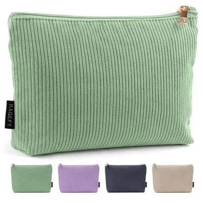 MAGEFY Makeup Bag Small Cosmetic Bag for Women - color: Green